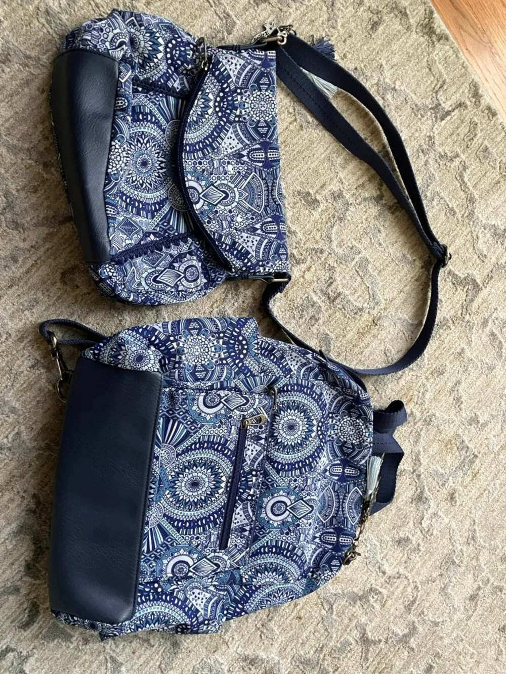 Sakroots loyola backpack and crossbody bag